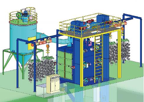 吊鉤通過(guò)式拋丸清理機(jī)